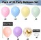 Pastel Balloons 12 Inch Pastel Rainbow Balloons 35Pcs Multicolor Colorful Macaron and Gold Confetti Balloon Set for Girls Easter Engagement Wedding Anniversary Baby Shower Birthday Party Decorations